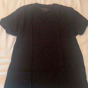 Banana Republic V-neck Men T-shirt Black